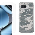 thumbnail image 1 of ShockProof Phone Case for Google Pixel 10a, with Screen Protector, by OneToughShield - Digital Camo, 1 of 5