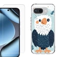 thumbnail image 1 of ShockProof Phone Case for Google Pixel 10a, with Screen Protector, by OneToughShield - Eagle Smile, 1 of 5