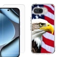 thumbnail image 1 of ShockProof Phone Case for Google Pixel 10a, with Screen Protector, by OneToughShield - Eagle, 1 of 5
