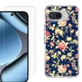 thumbnail image 1 of ShockProof Phone Case for Google Pixel 10a, with Screen Protector, by OneToughShield - Floral Garden, 1 of 5
