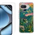 thumbnail image 1 of ShockProof Phone Case for Google Pixel 10a, with Screen Protector, by OneToughShield - Flower Wind, 1 of 5