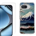 thumbnail image 1 of ShockProof Phone Case for Google Pixel 10a, with Screen Protector, by OneToughShield - Fuji Blossom, 1 of 5