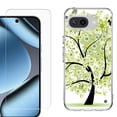 thumbnail image 1 of ShockProof Phone Case for Google Pixel 10a, with Screen Protector, by OneToughShield - Green Tree, 1 of 5