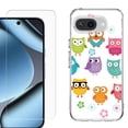 thumbnail image 1 of ShockProof Phone Case for Google Pixel 10a, with Screen Protector, by OneToughShield - Happy Owl, 1 of 5