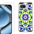 thumbnail image 1 of ShockProof Phone Case for Google Pixel 10a, with Screen Protector, by OneToughShield - Mandalas Color, 1 of 5