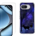 thumbnail image 1 of ShockProof Phone Case for Google Pixel 10a, with Screen Protector, by OneToughShield - Midnight Forest, 1 of 5