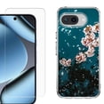 thumbnail image 1 of ShockProof Phone Case for Google Pixel 10a, with Screen Protector, by OneToughShield - Night Blossom, 1 of 5