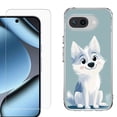 thumbnail image 1 of ShockProof Phone Case for Google Pixel 10a, with Screen Protector, by OneToughShield - Puppy Charm, 1 of 5