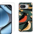 thumbnail image 1 of ShockProof Phone Case for Google Pixel 10a, with Screen Protector, by OneToughShield - Songbird, 1 of 5