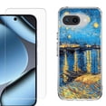 thumbnail image 1 of ShockProof Phone Case for Google Pixel 10a, with Screen Protector, by OneToughShield - Starry Night Rhone, 1 of 5