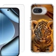thumbnail image 1 of ShockProof Phone Case for Google Pixel 10a, with Screen Protector, by OneToughShield - Tiger Cub, 1 of 5