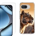thumbnail image 1 of ShockProof Phone Case for Google Pixel 10a, with Screen Protector, by OneToughShield - Tiger, 1 of 5