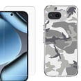 thumbnail image 1 of ShockProof Phone Case for Google Pixel 10a, with Screen Protector, by OneToughShield - Urban Camo, 1 of 5