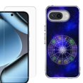 thumbnail image 1 of ShockProof Phone Case for Google Pixel 10a, with Screen Protector, by OneToughShield - Zodiac / Horoscope, 1 of 5