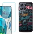 thumbnail image 1 of ShockProof Phone Case for Motorola Moto G Power 5G 2026, with Screen Protector, by OneToughShield - Abstract Menu, 1 of 5
