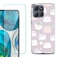 thumbnail image 1 of ShockProof Phone Case for Motorola Moto G Power 5G 2026, with Screen Protector, by OneToughShield - Cat Mix, 1 of 5