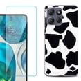 thumbnail image 1 of ShockProof Phone Case for Motorola Moto G Power 5G 2026, with Screen Protector, by OneToughShield - Cow Skin Design, 1 of 5