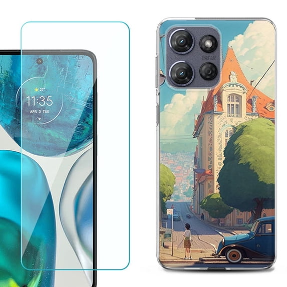 ShockProof Phone Case for Motorola Moto G Power 5G 2026, with Screen Protector, by OneToughShield - Europe Summer