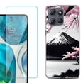 thumbnail image 1 of ShockProof Phone Case for Motorola Moto G Power 5G 2026, with Screen Protector, by OneToughShield - Fuji Sakura, 1 of 5