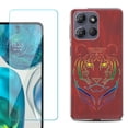 thumbnail image 1 of ShockProof Phone Case for Motorola Moto G Power 5G 2026, with Screen Protector, by OneToughShield - Night Tiger, 1 of 5