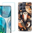 thumbnail image 1 of ShockProof Phone Case for Motorola Moto G Power 5G 2026, with Screen Protector, by OneToughShield - Owl Mix, 1 of 5
