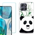 thumbnail image 1 of ShockProof Phone Case for Motorola Moto G Power 5G 2026, with Screen Protector, by OneToughShield - Panda, 1 of 5