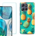 thumbnail image 1 of ShockProof Phone Case for Motorola Moto G Power 5G 2026, with Screen Protector, by OneToughShield - Pineapple, 1 of 5