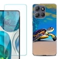 thumbnail image 1 of ShockProof Phone Case for Motorola Moto G Power 5G 2026, with Screen Protector, by OneToughShield - Sea Turtle Beach, 1 of 5