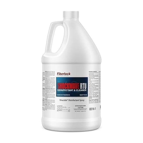ShockWave RTU Disinfectant Cleaner - 1 Gallon - Water Restoration, Flood & Mold Disinfectant - Hospital Grade - Ready to Use