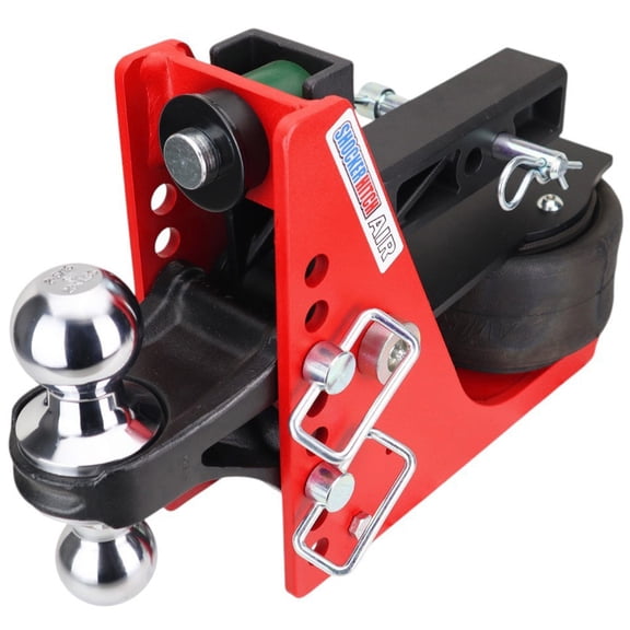 Shocker 14K Air Drop Hitch - Fits 2" Hitch, Chrome 2" & 2-5/16" Balls