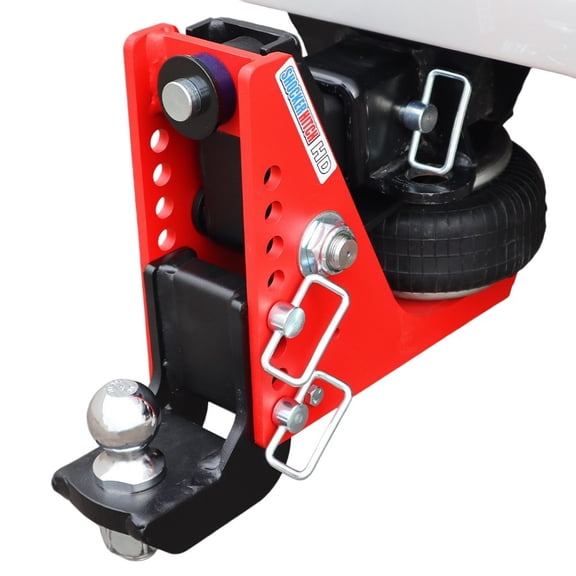 Shocker 20K HD Air Drop Hitch - Fits 2-1/2"Hitch Has 2"Ball