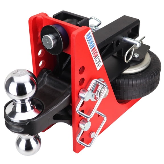Shocker 20K HD Air Drop Hitch - Fits 2" Hitch, Chrome 2" & 2-5/16" Balls