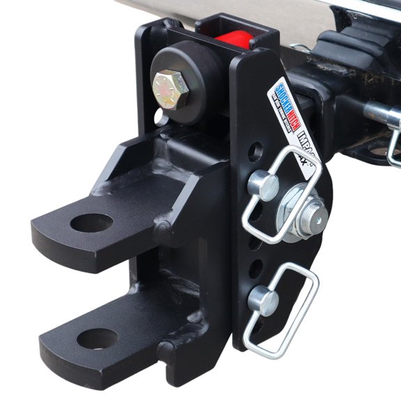 Shocker 20K Impact Max Cushion Drop Hitch with Clevis - Fits 2" Hitch