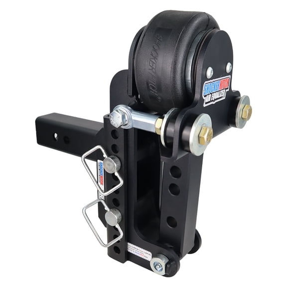 Shocker Air Equalizer for Weight Distribution Hitch - Fits 2-1/2″ Hitch, 5″ Rise 4″ Drop
