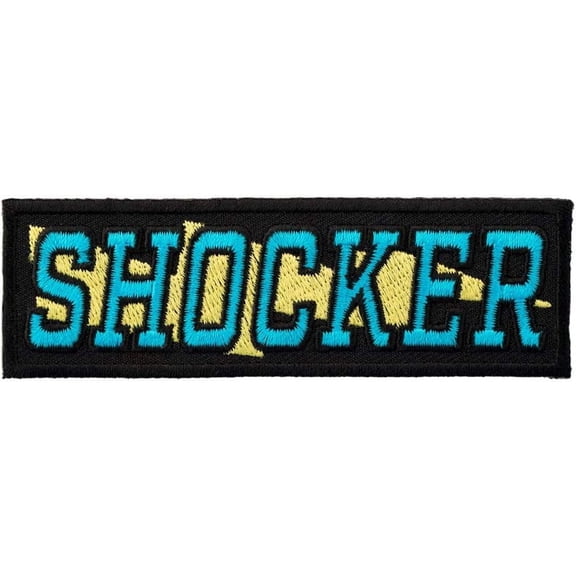 Shocker Lightning Bolt Patch, Sayings Patches