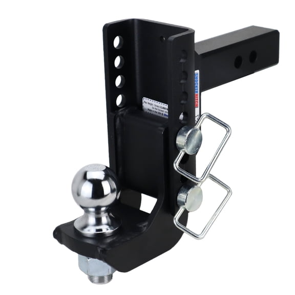 Shocker XR Adjustable Drop Hitch - Fits 2"Hitch Has 2-5/16"Ball, 0-7.5" Drop