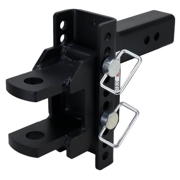 Shocker XR Drop Hitch with Clevis - Fits 2.5" Hitch, 3.5"Rise/8.5"Drop