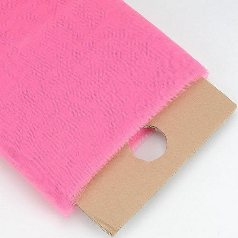 Solid Tulle Fabric - Hot Pink