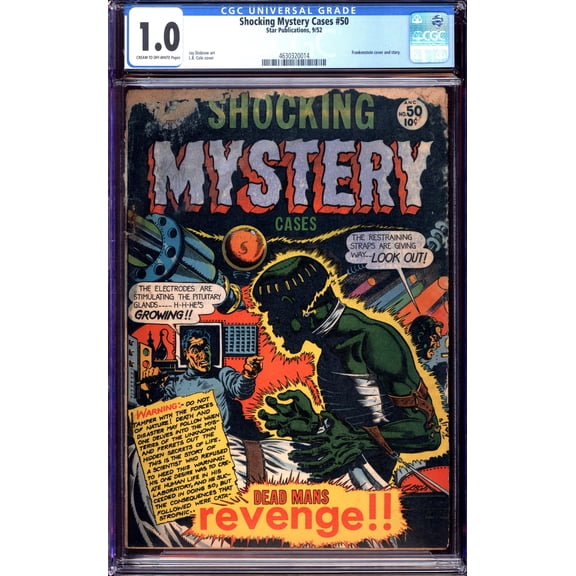 Shocking Mystery Cases #50 - CGC 1 Comic Book