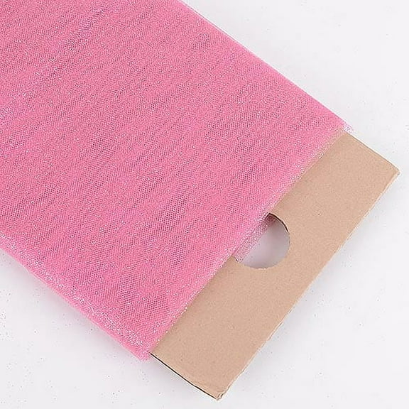 Shocking Pink - Premium Glitter Tulle Fabric ( 54 inch | 10 Yards )