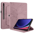 thumbnail image 1 of Shockproof 360 Rotation Tablet Case For Samsung Galaxy Tab S9 S9+ S9 Ultra S9 FE S9 FE+ A9 A9+, Embossed Tree Leather Case For Samsung Tab S8 S8+ S8 Ultra S7 S7+ S7 FE A8 2021 Back Cover, 1 of 8