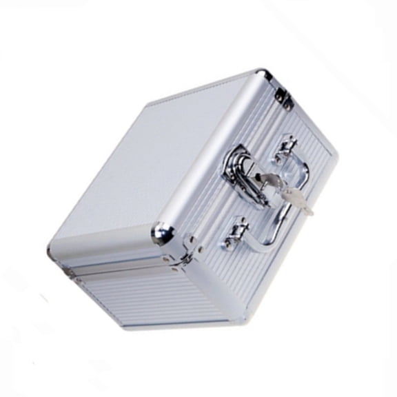 Shockproof Aluminum Hard Disk Case for 2.5inch Notebook Drive with Key Closures