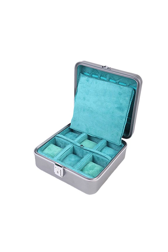 Shockproof Aluminum Watch Case Featuring Soft Interior Foam for Impacts Prevention Lightweight Design Portable Storage