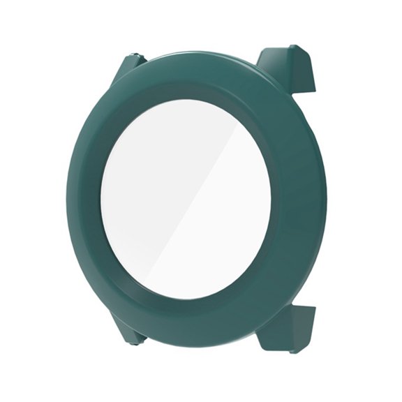 Shockproof Antiscratch Smartwatch Screen Protector Full Coverage Shell with Tempered Glass Guard