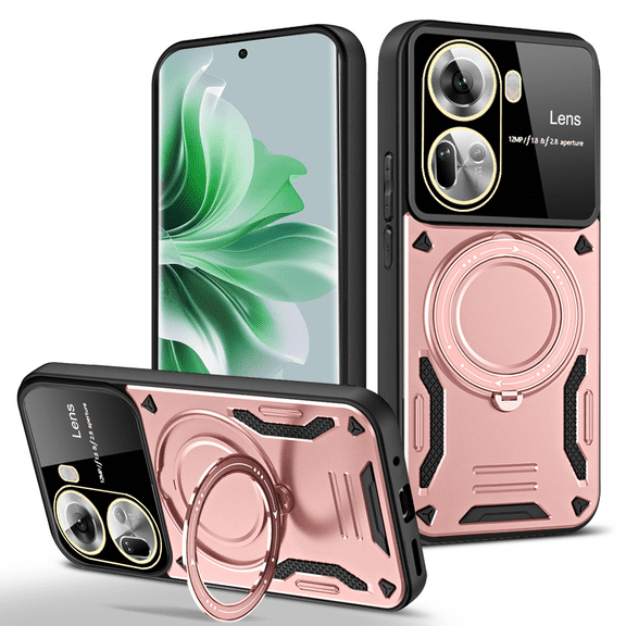 Shockproof Armor Case For OPPO Reno 11 Pro 11F Reno 10 10Pro Plus Reno 8T Reno7 Ring Bracket Phone Case For OPPO Reno 11 Back Cover.