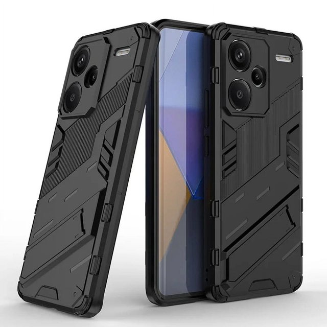 Shockproof Armor Case For Redmi Note 13 Pro Plus 12 12S 12C Protect Back Coque for Xiaomi 13T Pro Mi 13 Lite 5G Phone Cover Xiaomi 13T Pro black
