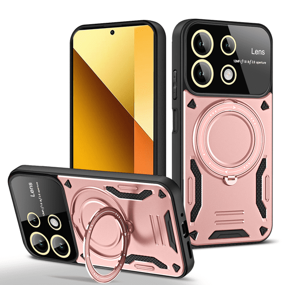 Shockproof Armor Case For Xiaomi 14 Ultra 14Pro 13 13Pro 12T 12TPro 11T 11TPro 13T 13TPro POCO X5 Pro X4Pro X3 X3NFC POCO X6 X6Pro M6Pro Ring Bracket Phone Case For Xiaomi 14 Ultra Back Cover.