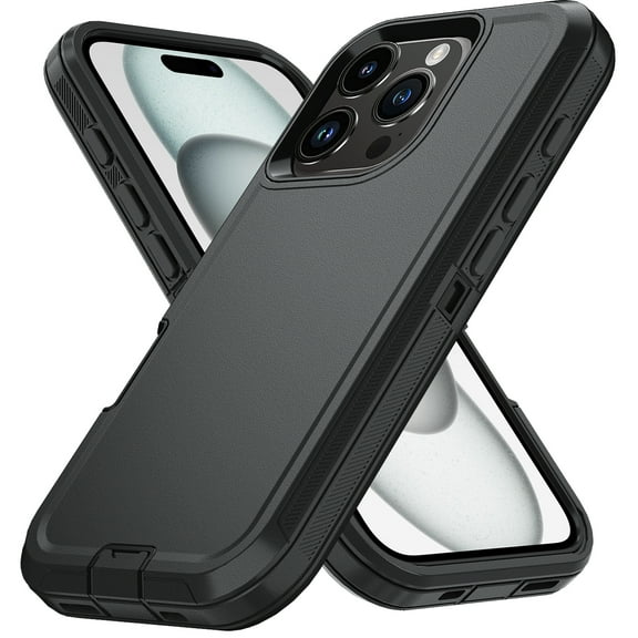 Shockproof Armor Defender Phone Case For iPhone 17 16 Pro Max 13 12 Mini 15 14 Plus 16E 17 Air Hard PC+TPU