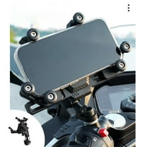 Shockproof Bike Phone Holder, Heavy-Duty Motorcycle Mount with 360° Rotation, Universal Adjustable Clamp for Outdoor Cycling Navigation