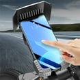 thumbnail image 1 of Shockproof Bike Phone Mount, Universal Handlebar Clamp, Adjustable Grip for Scooter Motorcycle Outdoor Riding Navigation, 1 of 8